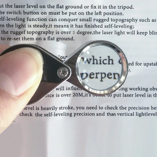 Handheld 45x magnifier - 45x, reading
