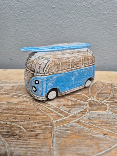 Hand carved camper van - hand, model
