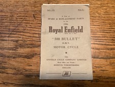 Royal Enfield Bullet 1956 Spare and Replacement Parts