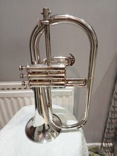 yamaha 731 flugel horn silver serviced in excellent condition