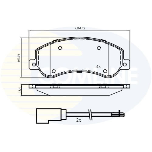 Brake pads set for - brake,