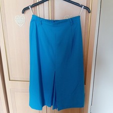 Vintage Jacques Vert Azure Blue Skirt 76cm Waist