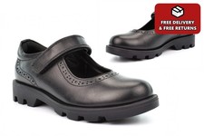 Girls Leather School Shoes