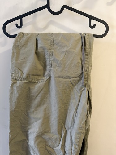 Khaki parachute trousers - trousers,