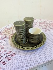 cruet set salt pepper vintage