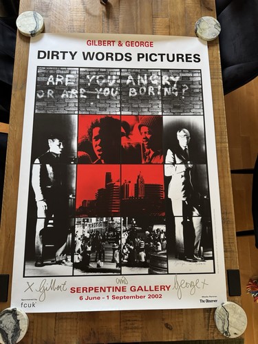 Gilbert george dirty words - &,