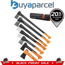 Fiskars Splitting Chopping Axe Anti Shock Soft Grip Sharpener X5 X7 X11 X17 X21