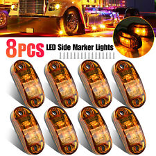 8 pcs LED Side Marker Lights