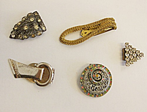 Exquisite vintage dress clips - exquisite,