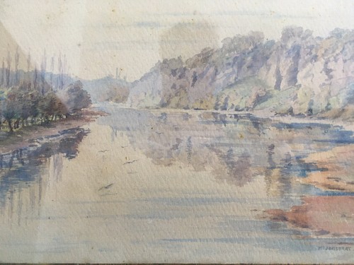 Beautiful watercolor landscape - watercolor,