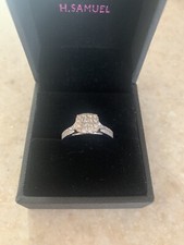 H Samuel Princessa 9ct white