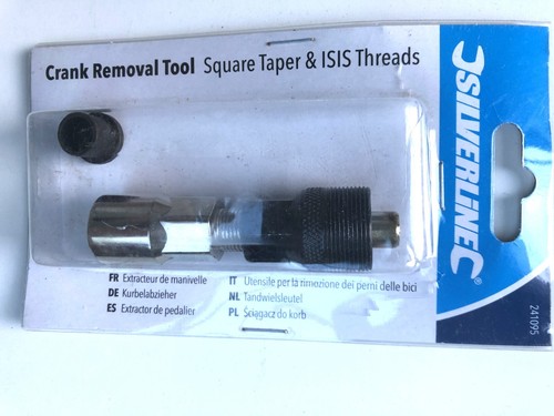 Crank removal tool square - removal,