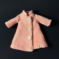 Tammy Japan Coat pink mohair fit 12" doll Ideal 7406 VERY RARE