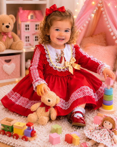 Dream years baby - 0-8, red