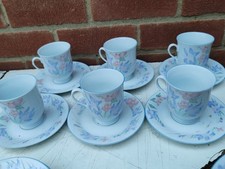 18 Piece Prestige By Excel China Teaset For 6, 6 Cups, 6 Saucers 6 Plates VGC