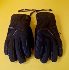 Wed’ze Waterproof Ski Gloves Black Softshell Insulated Snowboard Gloves Medium