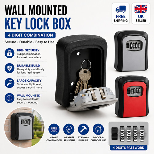Key safe wall mounted - safe,