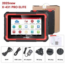 2025 LAUNCH X431 PRO ELITE V+ PRO5 Car OBD2 Diagnostic Tools ECU Coding UK Stock