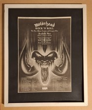 Motorhead-Rock N Roll + UK Tour dates Original UK Press Advert 1987