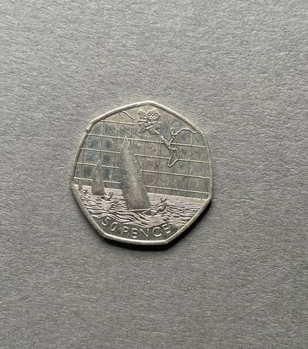 2011 olympics sailing 50p coin - olympics,