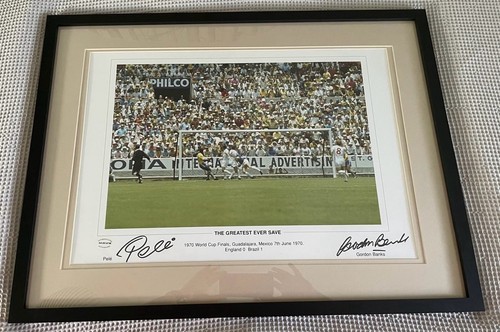 Pele and gordon banks - pele,