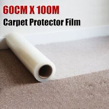 100M Roll Self Adhesive Home Carpet Floor Protector Film Cover Protection Dust