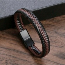 Mens Braided Surfer Wristband