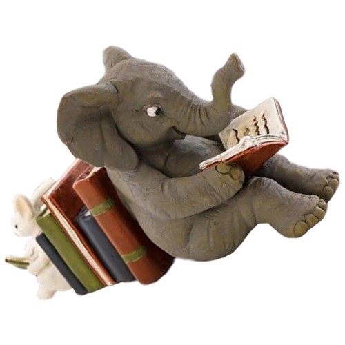 Elephant ornament resin - ,