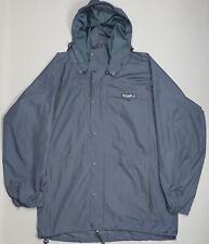 Paramo Nikwax Navy Blue Windproof Jacket Waterproof Hooded Coat Size XL