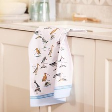 Cotton Tea Towel Ulster Weavers Coastal Birds 100% Cotton Blue