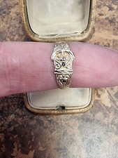Antique Gold Gypsy Ring With