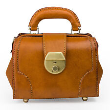 New Le Sabbi  Genuine Leather Doctors Bag 7" Travel Handbag-40515