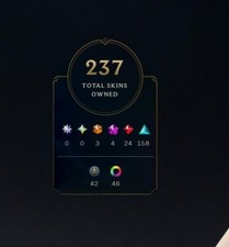 BRONZE 237 SKIN LoL Account! On SALE for £1000!! Mostly SUPPORT Skins!!!