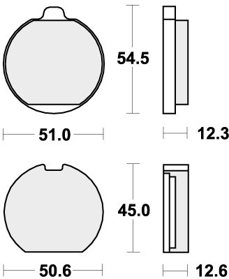 Sbs brake pads rear - sbs, for