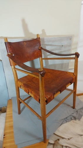 Mid century 1950s leather - mid,