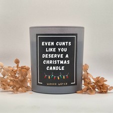 Funny rude candle gift for