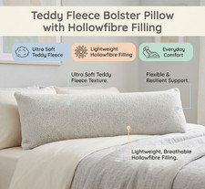 Teddy Fleece Long Bolster