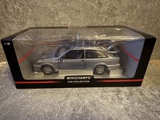 Minichamps 1:18 Scale Ford Sierra RS Cosworth  1988 moondust silver grey Model