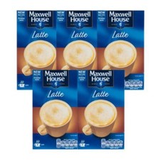Maxwell House Latte Instant Coffee 8 x Sachets 12.5g Assorted Pack Sizes