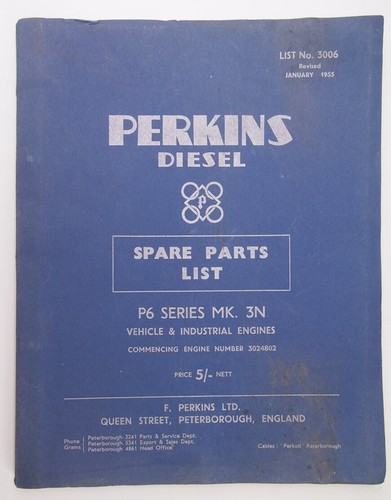 Perkins factory parts - perkins, p6