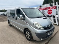 60 Plate Vauxhall Vivaro Trafic Crew Double Cab LWB Noisy Gearbox Drives No VAT