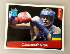 PANINI OLYMPICS LONDON 2012 STICKER 466 OLEKSANDR USYK HEAVYWEIGHT CHAMPION