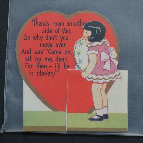 Vintage valentine card - vintage,