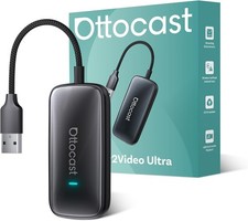 2025 Ottocast Play2Video Ultra AiBox Tiktok+Netflix Streaming w/10 APP Hub 4+32G