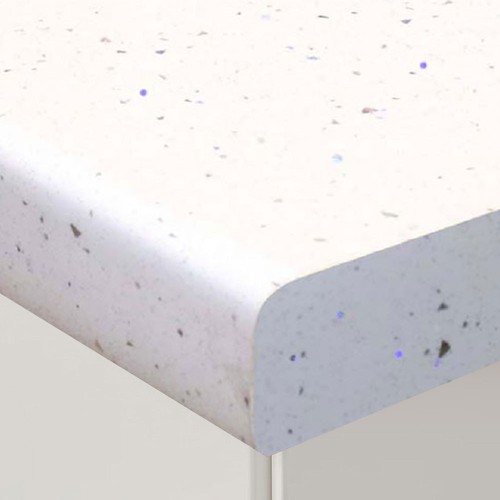 White sparkle breakfast bar - bar, 3m