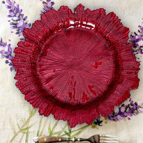 Charger plate floral service - charger,