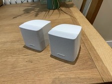 Pair Bose Acoustimass Lifestyle Surround Sound Home Cinema Cube Speakers