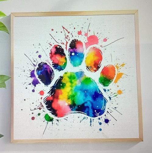 Pre printed cross stitch - stitch,