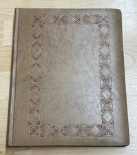 Empty postcard album, brown