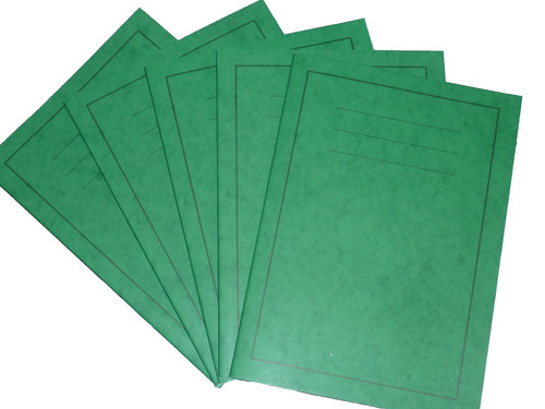 Exercise books 5 green - x,